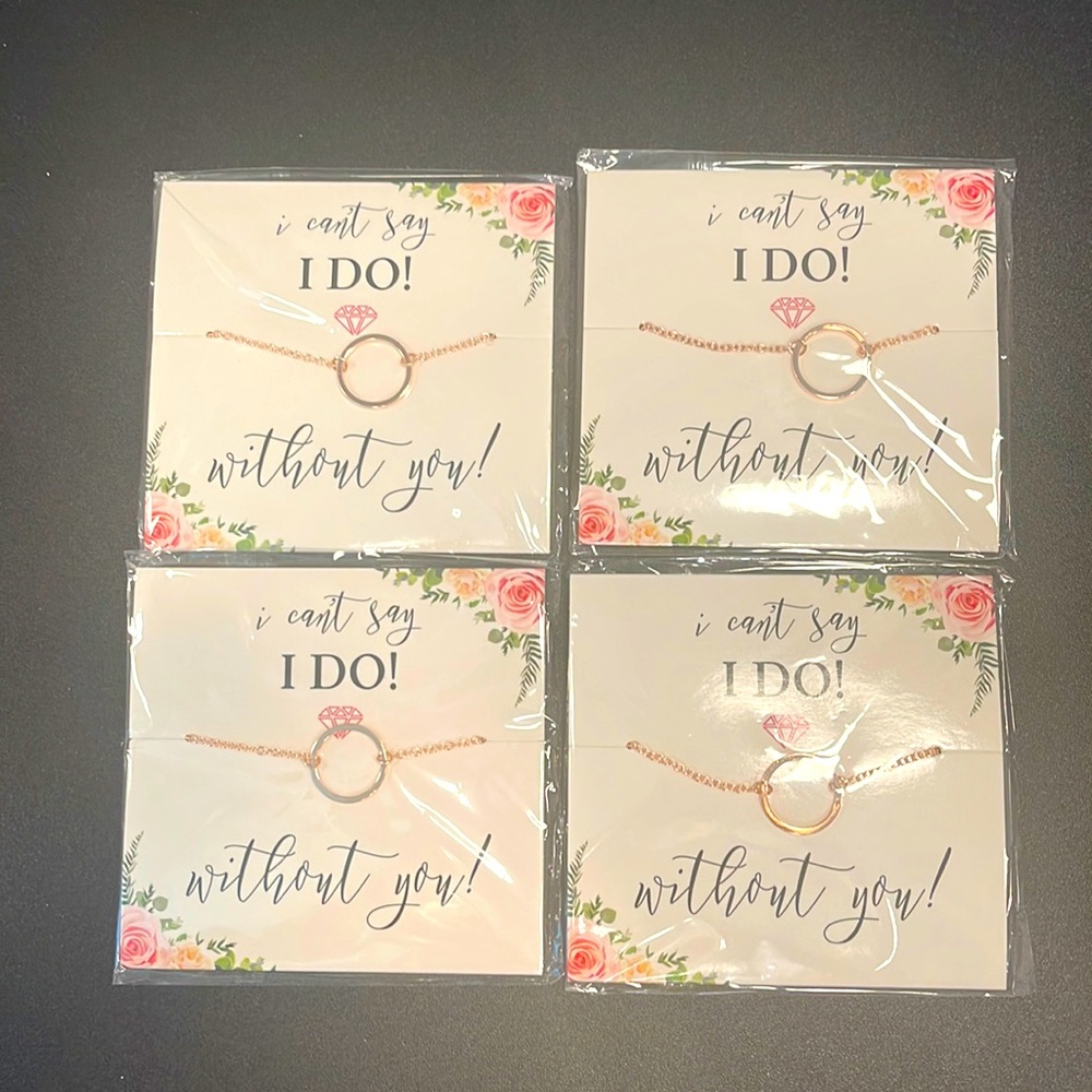 Bridal party necklaces
